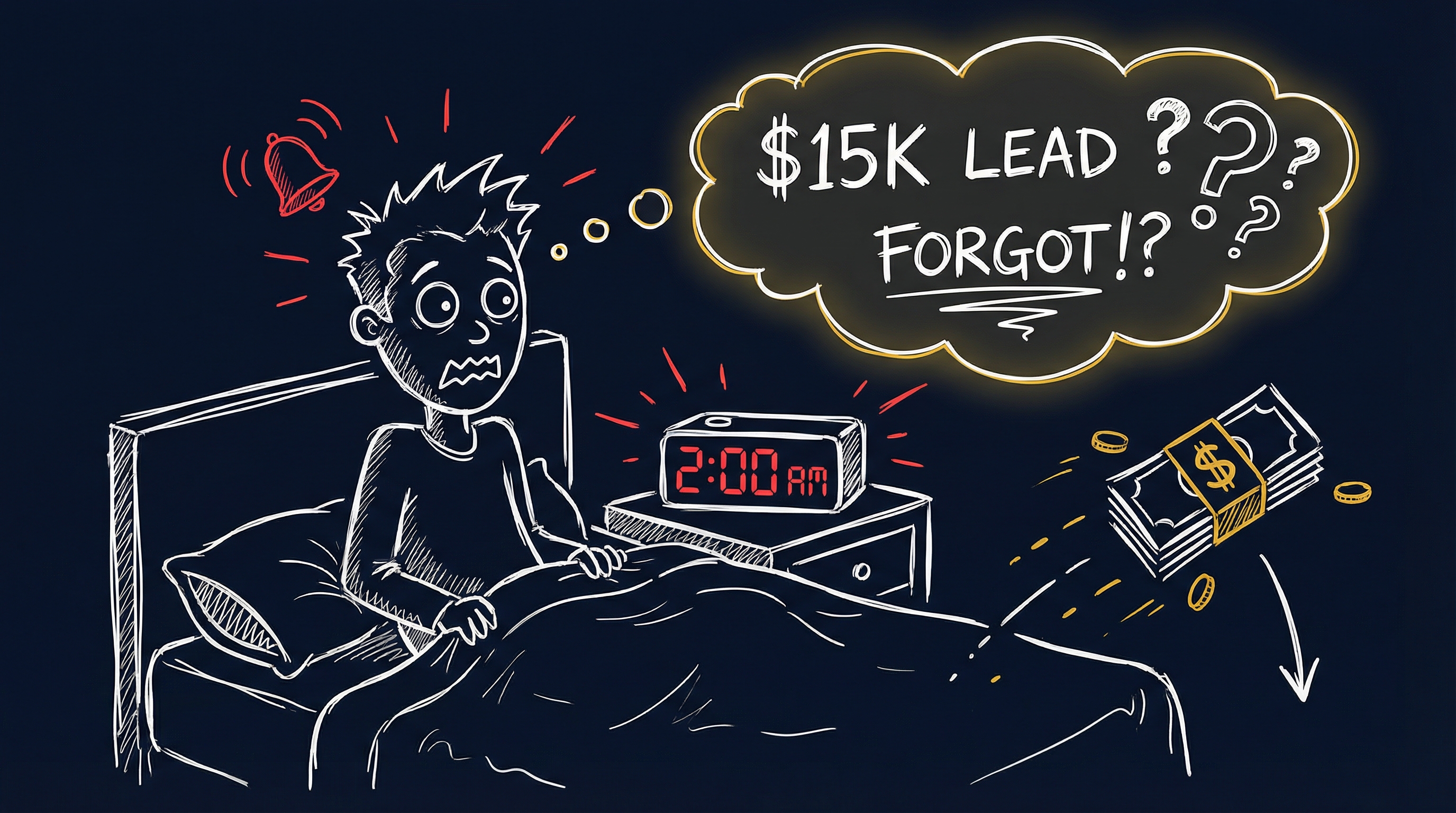 The 2 AM Panic: When You Realize You Never Followed Up on That $15K Lead